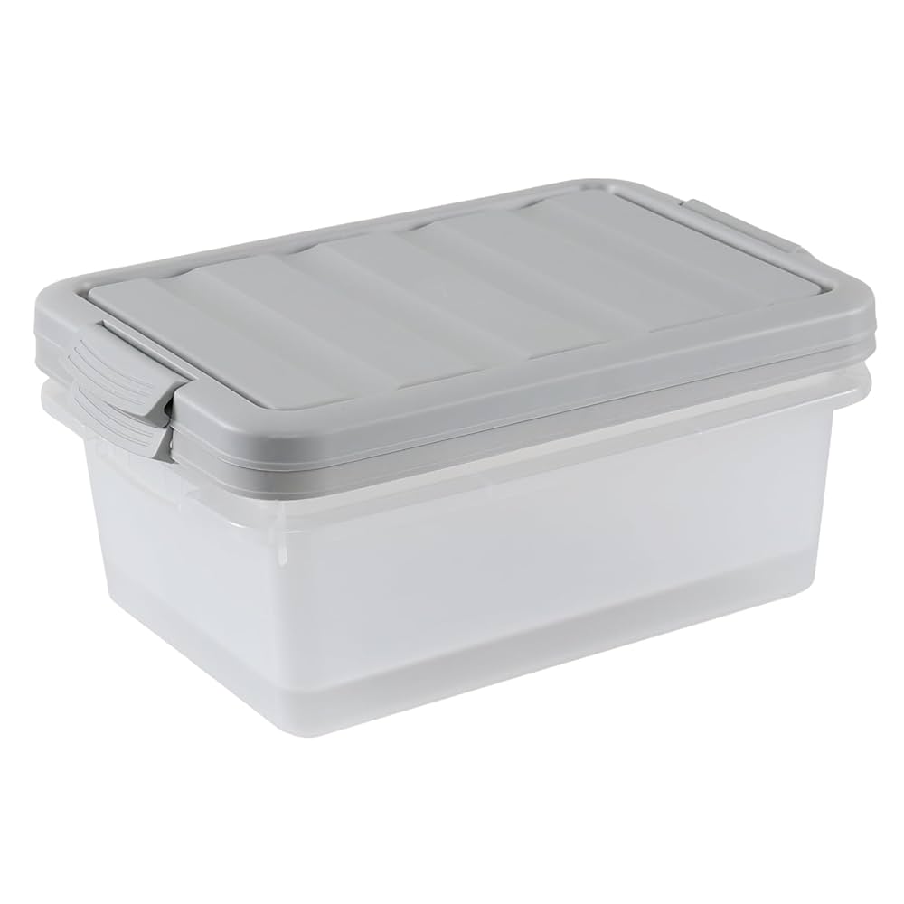 Amazon｜Wekioger プラスチック製積み重ね可能収納ボックス